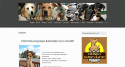 Desktop Screenshot of espanjankatukoirat.com
